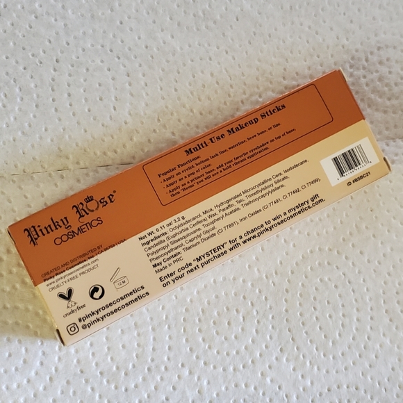 Pinky Rose Cosmetics "Pump Your Bass" (2x Multi-Use Makeup Sticks) NEW - Picture 3 of 4